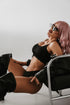 ELYNDI seamless lingerie set - BLACK PRE-ORDER